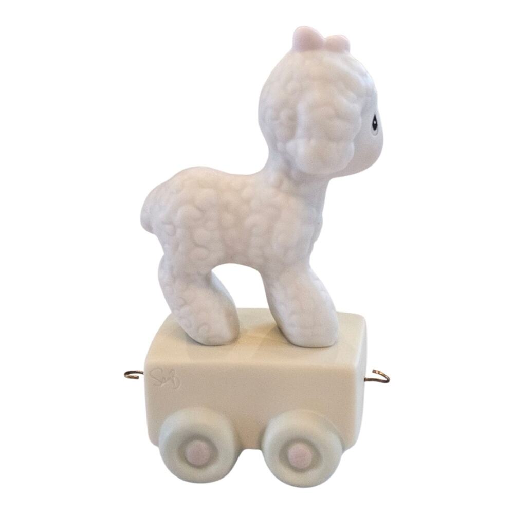 Precious Moments Birthday Train 1st Happy Birthday Little Lamb 1985 - Picture 2 of 7